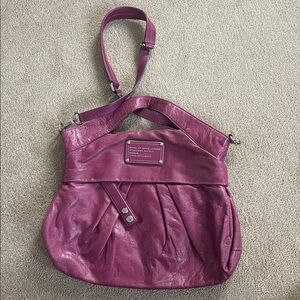 Marc by Marc Jacobs Magenta Leather Shoulder Bag